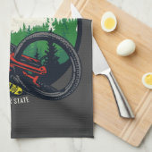 Persoonlijk racistisch circuit voor neerhalen theedoek (Quarter Fold)