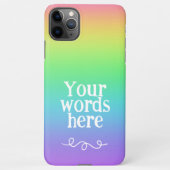 Persoonlijk Rainbow iPhone 11 Pro Max Hoesje iPhone 11Pro Max Hoesje (Achterkant)
