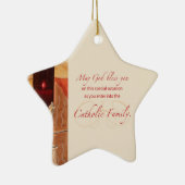 Persoonlijk, RCIA Gefeliciteerd, katholiek, rood Keramisch Ornament (Rechts)