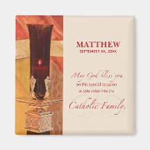 Persoonlijk, RCIA Gefeliciteerd, katholiek, rood