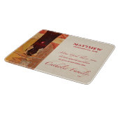 Persoonlijk, RCIA Gefeliciteerd, katholiek, rood Snijplank (Hoek)