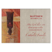 Persoonlijk, RCIA Gefeliciteerd, katholiek, rood Snijplank (Voorkant)