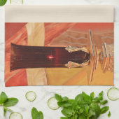 Persoonlijk, RCIA Gefeliciteerd, katholiek, rood Theedoek (Gevouwen)