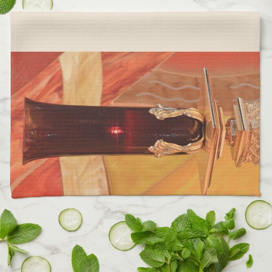 Persoonlijk, RCIA Gefeliciteerd, katholiek, rood Theedoek (Gevouwen)