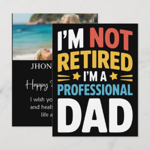 Persoonlijk Re Tired Grappig Pensioen Naam Shirt Feestdagenkaart