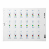 Persoonlijk Realtor Hand Sanitizer House Etiket (Full Sheet)