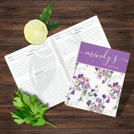 Persoonlijk recept spiraalboek notitieboek