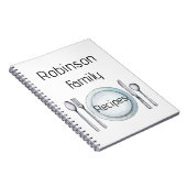 Persoonlijk receptenboek notitieboek (Rechterzijde)