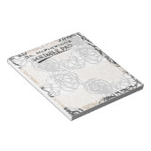 Persoonlijk reciteerbaar medisch advies notitieblok (Schuin)