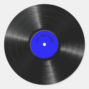 Persoonlijk Record, Retro Album Ronde Sticker