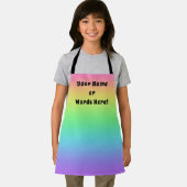Persoonlijk Regenboog Kinderen Schort (Insitu)