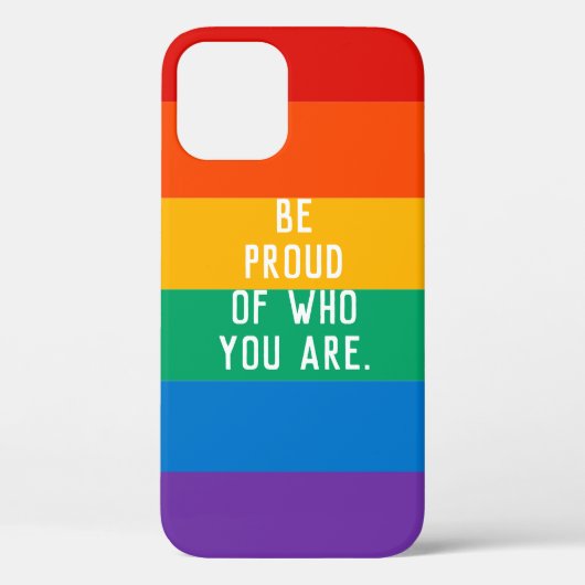 Persoonlijk Regenboogpatroon Case-Mate iPhone Case (Achterkant)