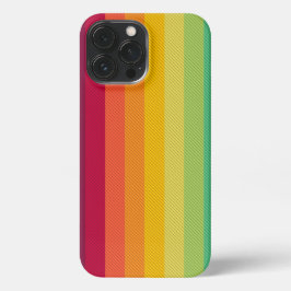 Persoonlijk Regenboogpatroon iPhone 13 Pro Max Hoesje