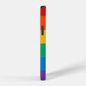 Persoonlijk Regenboogpatroon iPhone Hoesje (Rechterkant)