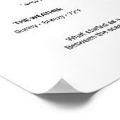 Persoonlijk Reis Souvenirbord foamcore Poster (Hoek)