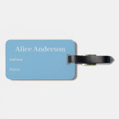 Persoonlijk reiscadeau voor vrouwen Gepersonalisee Bagagelabel (Achterkant horizontaal)