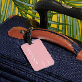 Persoonlijk Reisecadeau voor Vrouwen Gepersonalise Bagagelabel