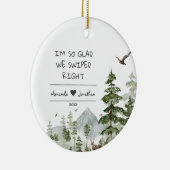 Persoonlijk Relatie, dus blij dat we het goed dede Keramisch Ornament (Rechts)