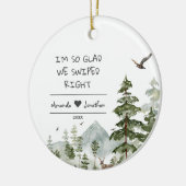 Persoonlijk Relatie, dus blij dat we het goed dede Keramisch Ornament (Links)