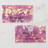 Persoonlijk restaurant voor catering van Logo QR C Visitekaartje (Voorkant / Achterkant)