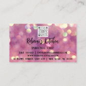 Persoonlijk restaurant voor catering van Logo QR C Visitekaartje (Achterkant)