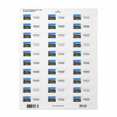 Persoonlijk retouradres in het centrum van Denver Etiket (Full Sheet)