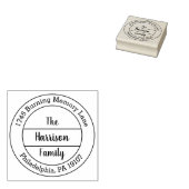 Persoonlijk retouradres rubberstempel (Gestempeld)