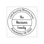 Persoonlijk retouradres rubberstempel (Afrduk)