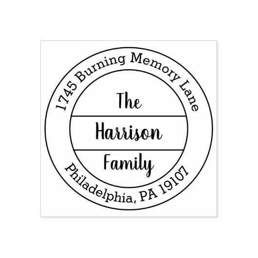 Persoonlijk retouradres rubberstempel (Afrduk)