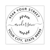 Persoonlijk retouradres rubberstempel (Afrduk)