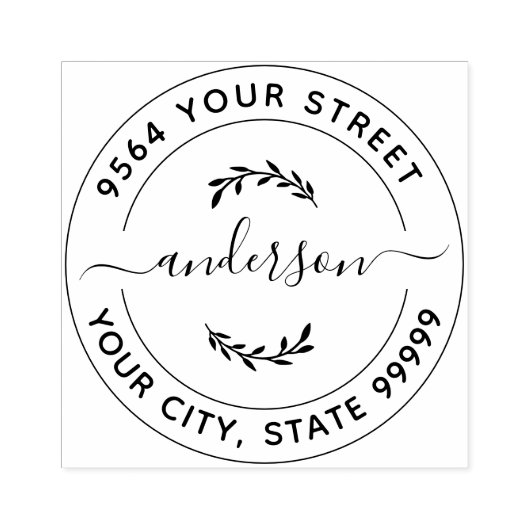 Persoonlijk retouradres rubberstempel (Afrduk)