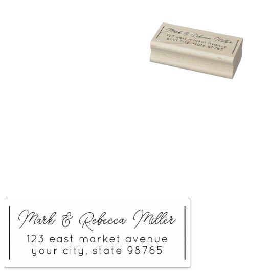 Persoonlijk retouradres rubberstempel (Gestempeld)