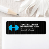 Persoonlijk retouradres van de reiziger etiket (Insitu)