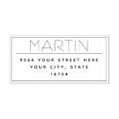 Persoonlijk retouradres Zelfink Stempel (Design)