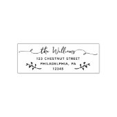 Persoonlijk retouradres zelfinkende stempel (Design)