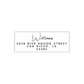 Persoonlijk retouradres zelfinkende stempel (Design)