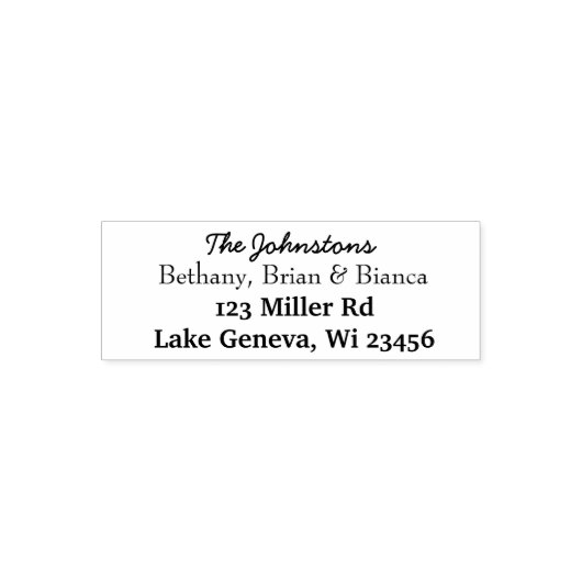 Persoonlijk retouradres zelfinktende stempel (Design)