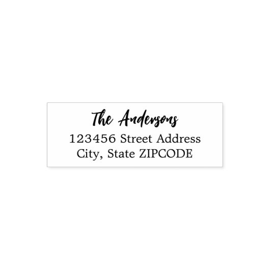Persoonlijk retouradres  zelfinktende stempel (Design)