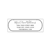 Persoonlijk retouradres zelfinktende stempel (Design)