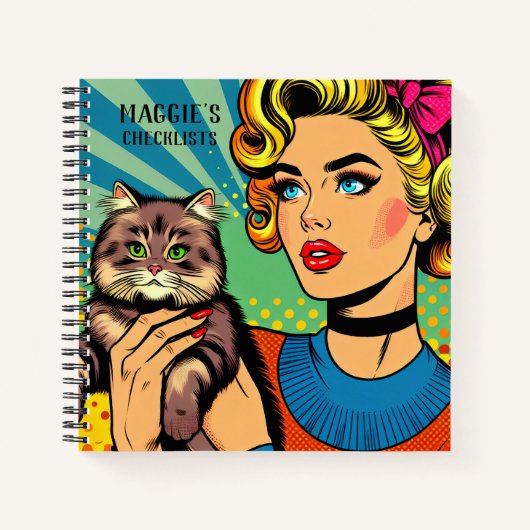 Persoonlijk Retro Checklist Notitieboek (Voorkant)