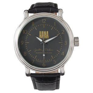 Persoonlijk Retro Movie Poster Hana Gold Horloge