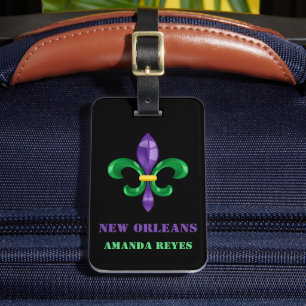 Persoonlijk Retro New Orleans Bagagelabel