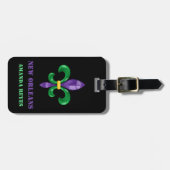 Persoonlijk Retro New Orleans Bagagelabel (Voorkant horizontaal)