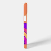 Persoonlijk Retro Oranje, Roze, Paars Case-Mate iPhone Case (Achterkant / Rechts)