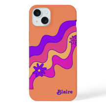 Persoonlijk Retro Oranje, Roze, Paars