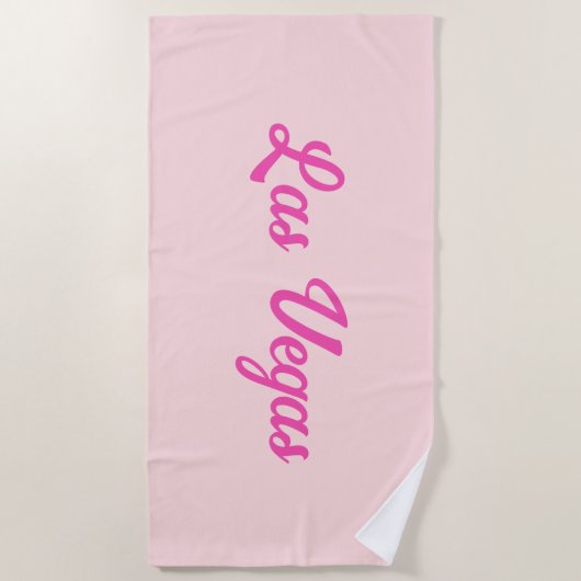 Persoonlijk Retro Pret Aangepaste Bestemming Strandlaken (Voorkant)