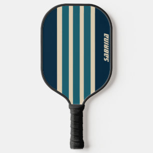 Persoonlijk Retro Rood en Blauw Pickleball Paddle