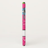 Persoonlijk Retro Roze Vredesteken Patroon Case-Mate iPhone Case (Achterkant/links)