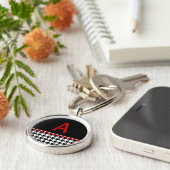 Persoonlijk Retro Sleutelhanger (Zijkant)