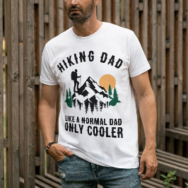 Persoonlijk Retro Wandelshirt Cool Papa T-shirt